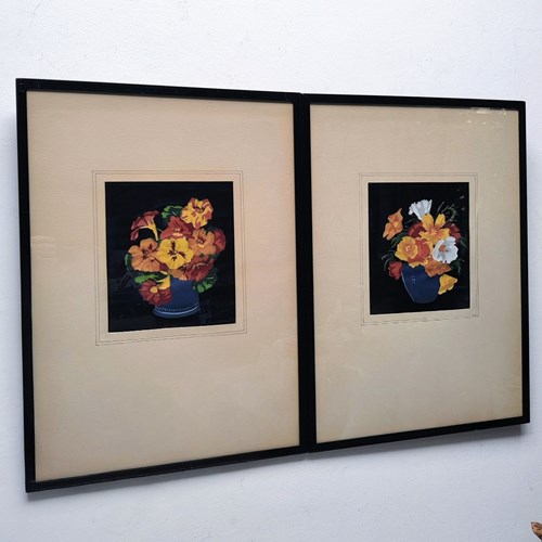 Floral Watercolour Studies By T. T. Blaylock C1920's