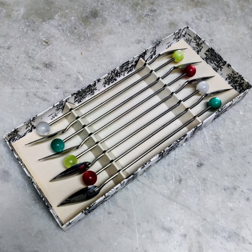 Stylish French Cocktail Spoons