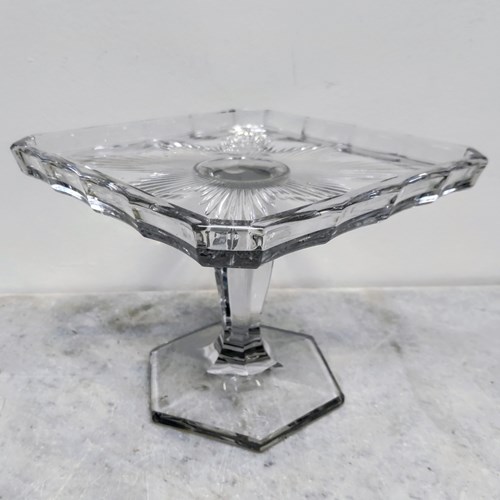 Giant Square Glass Cake Stand