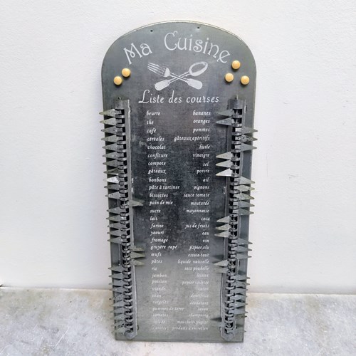 'Ma Cuisine' Shopping List