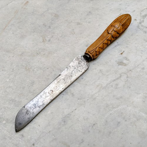 'Ear Of Wheat & Flower' Bread Knife