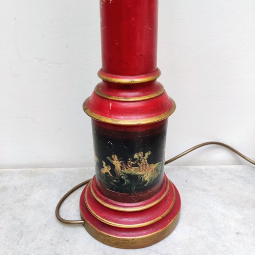C19th ‘Pompeii’ Inspired Column Lamp