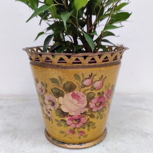 French Tole Ware 'Cache Pot'
