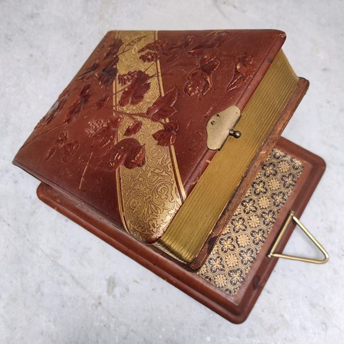 Unusual Leather Bound Photo Album