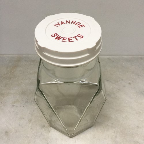 'Ivanhoe Sweets' Art Deco Shop Jar