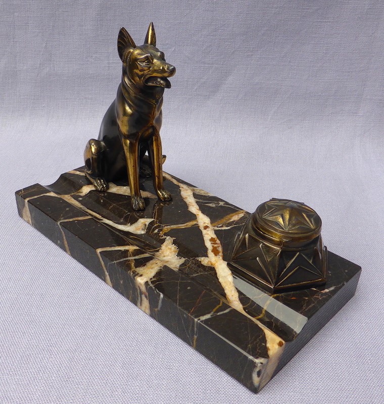 Art Deco Alsatian ink stand-ginger-tom-s-curious-eclectic-ce289a-hoarde-main-637021688526061671.JPG
