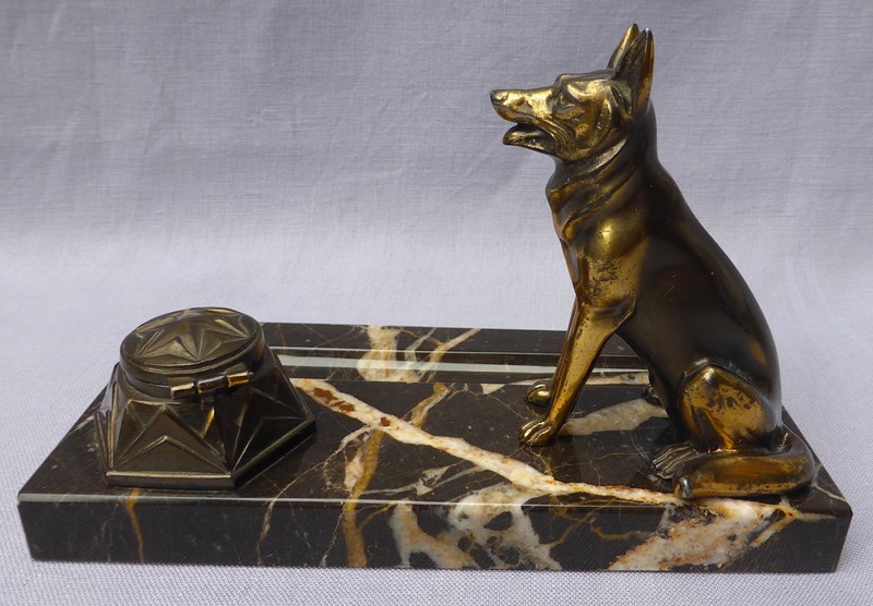 Art Deco Alsatian ink stand-ginger-tom-s-curious-eclectic-ce289d-hoarde-main-637021688712156663.JPG