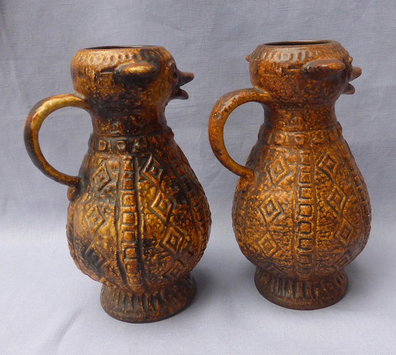 1970s Jasba Aztec Animal Jugs-ginger-tom-s-curious-eclectic-ce437e-hoarde-main-637140161369369061.JPG