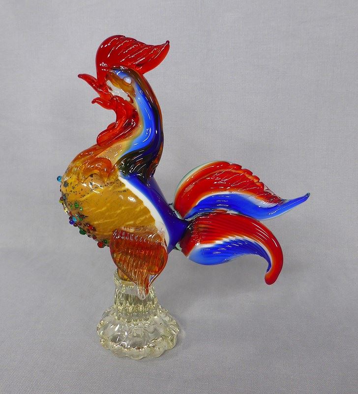 Bejewelled Murano Glass Cockerel-ginger-tom-s-curious-eclectic-ce717b-main-638175189349807150.JPG