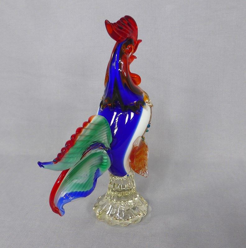 Bejewelled Murano Glass Cockerel-ginger-tom-s-curious-eclectic-ce717h-main-638175189527617532.JPG