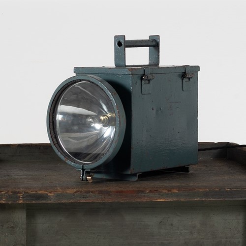 1920S Industrial Military Table Lamp 