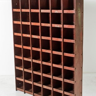 1920S Industrial Pigeon Hole Storag...