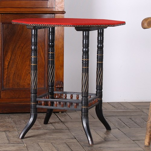 Ebonised Aesthetic Movement Occasional Side Table