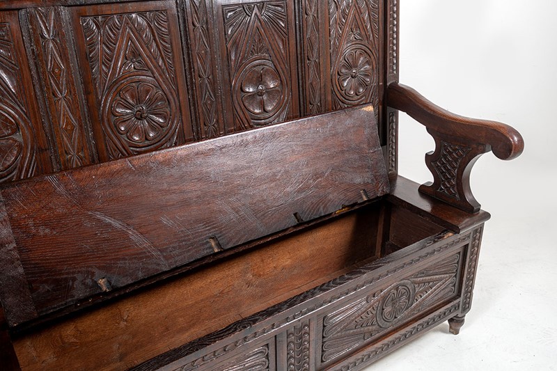 Aesthetic Carved Oak Box Settle-greencore-design-antique-carved-oak-box-settle-10-main-637368938529175656.jpg
