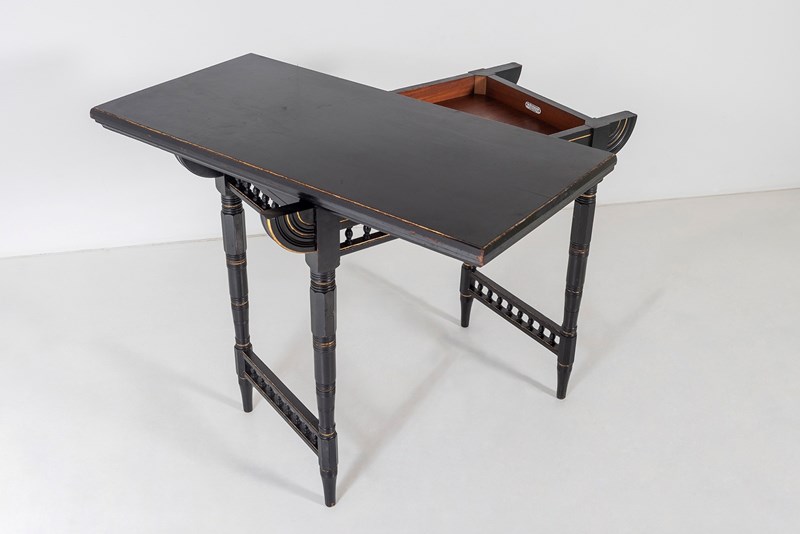 Aesthetic Movement Ebonised Console And Card Table By James Shoolbred London-greencore-design-antique-ebonised-console-james-shoolbred-aesthetic-movement-card-table-5-main-638263998188290761.jpg