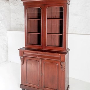 Tall Victorian Dresser Unit With Or...