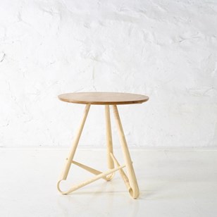 Handcrafted Bentwood Side Table ‘Sŵ...
