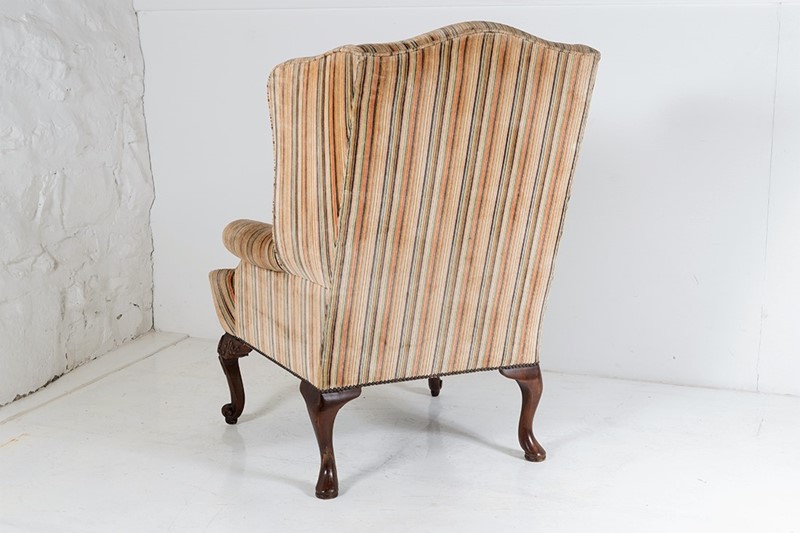 Stylish George Iii Style Wing Back Armchair-greencore-design-george-iii-style-wing-back-armchair-with-striped-upholstery-6-main-637616106946611712.jpg