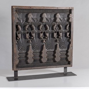 Large Scale Mid Century Carved Scul...