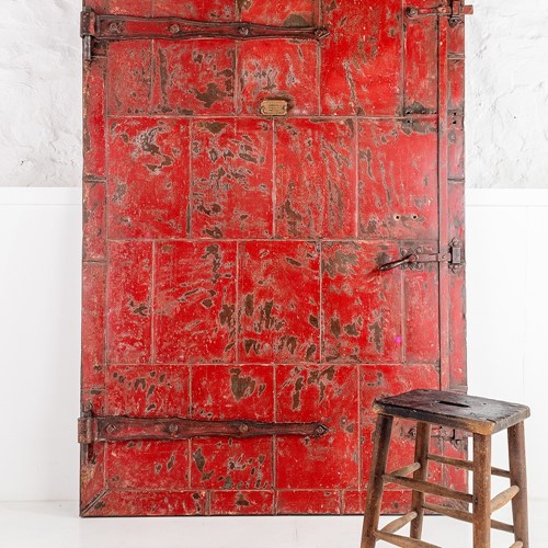 Huge industrial steel door - by Mather & Platt Ltd