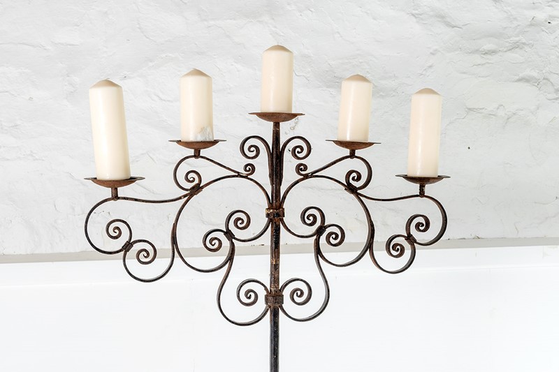Wrought Iron Pricket Candle Tree Candelabra  -greencore-design-large-scale-wrought-iron-floor-standing-candelabra-3-main-637786539005986642.jpg