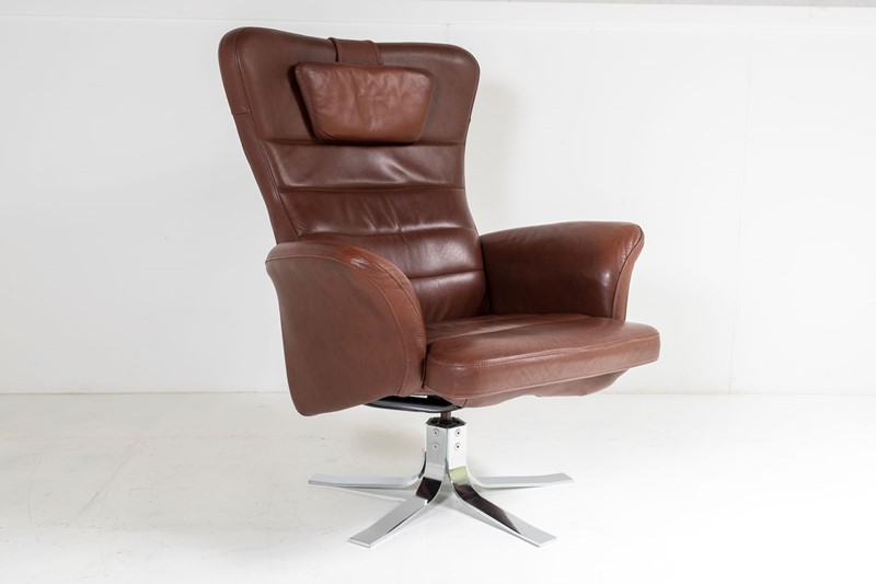 Mid-Century  Cognac Leather Swivel Reclining Chair-greencore-design-mid-century-danish-swivwl-recliner-leather-chair-2-main-637896290517932190.jpg