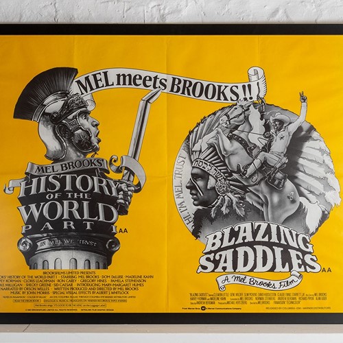 Original Movie Poster Blazing Saddles...Mel Brooks