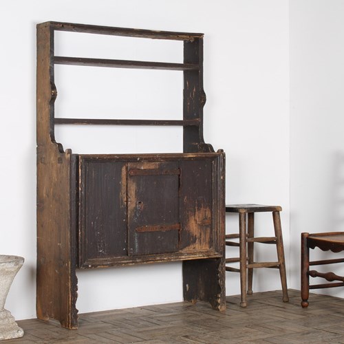 Primitive European Farmhouse Kitchen Dresser Unit