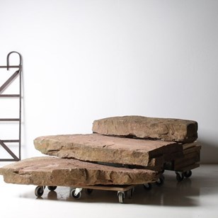 Reclaimed Red Sandstone Garden Step...