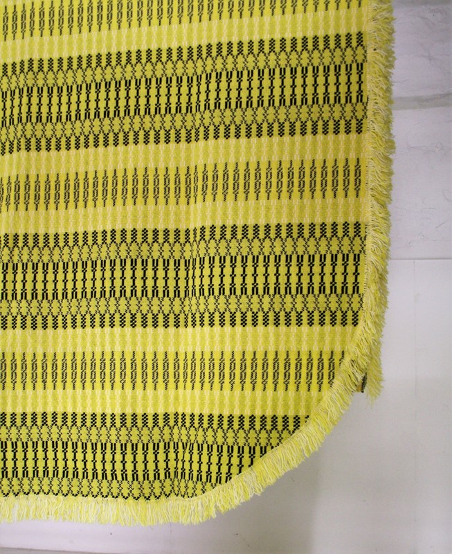 Welsh Wool Tapestry Blanket - Yellow & Black-greencore-design-welsh-wool-tapestry-blanket---yellow-6-main-637478120681423777.jpg
