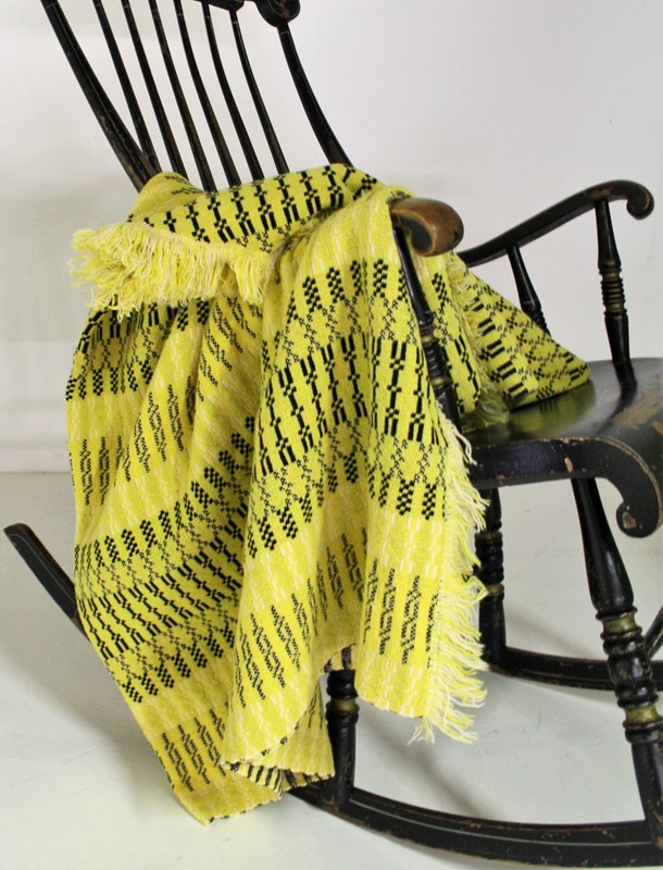 Welsh Wool Tapestry Blanket - Yellow & Black-greencore-design-welsh-wool-tapestry-blanket---yellow-8-main-637478116140507972.jpg