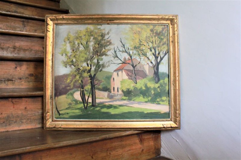 “French house in the country” framed oil on board-grovetrader-house-1-main-637684308337212946.JPG