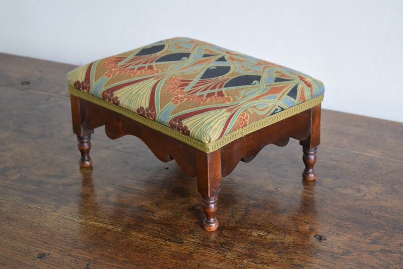 Victorian Footstool Upholstered in Liberty Fabric-grumbla-lane-dsc-1768-main-637876914559470923.JPG