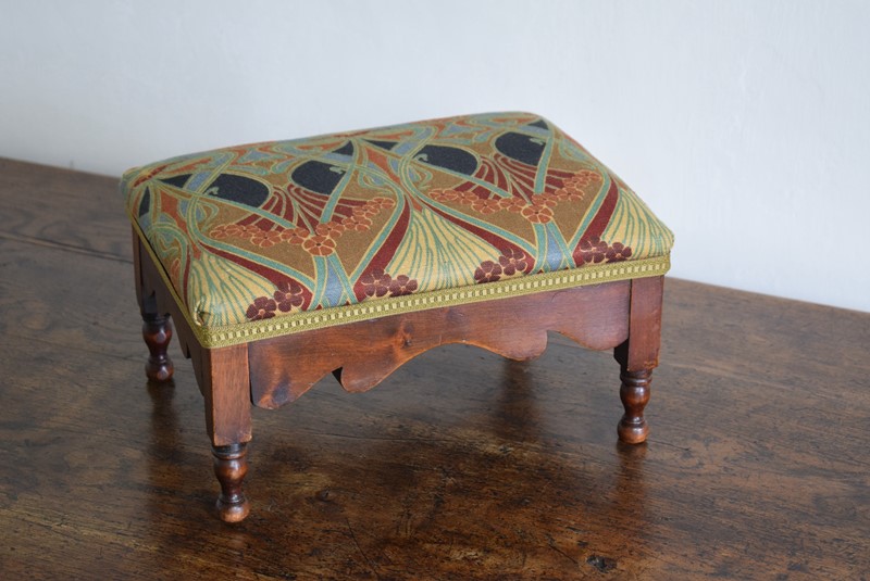 Victorian Footstool Upholstered in Liberty Fabric-grumbla-lane-dsc-1769-main-637876914575095375.JPG