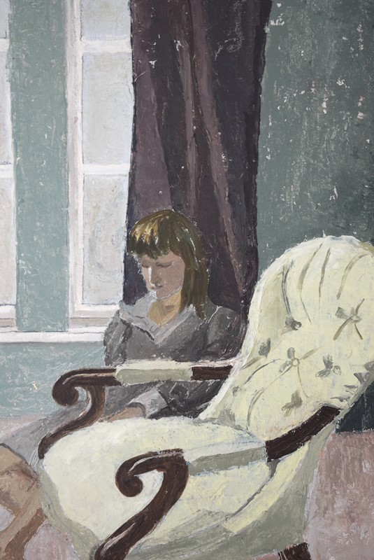 Cornish Oil Painting Interior Scene with Girl and -grumbla-lane-dsc-2036-main-637912573145919953.JPG