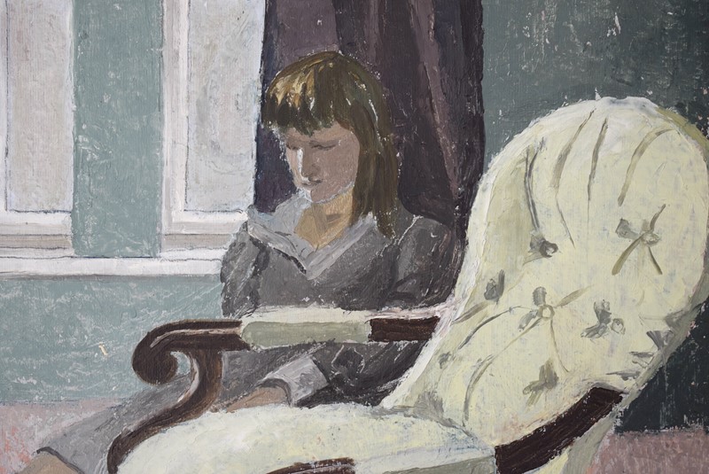 Cornish Oil Painting Interior Scene with Girl and -grumbla-lane-dsc-2037-main-637912573472173802.JPG