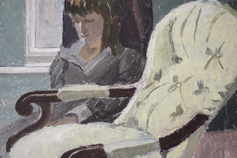 Cornish Oil Painting Interior Scene with Girl and -grumbla-lane-dsc-2041-main-637912573519048037.JPG