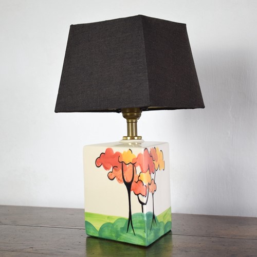 Vintage Art Deco Style Ceramic Table Lamp