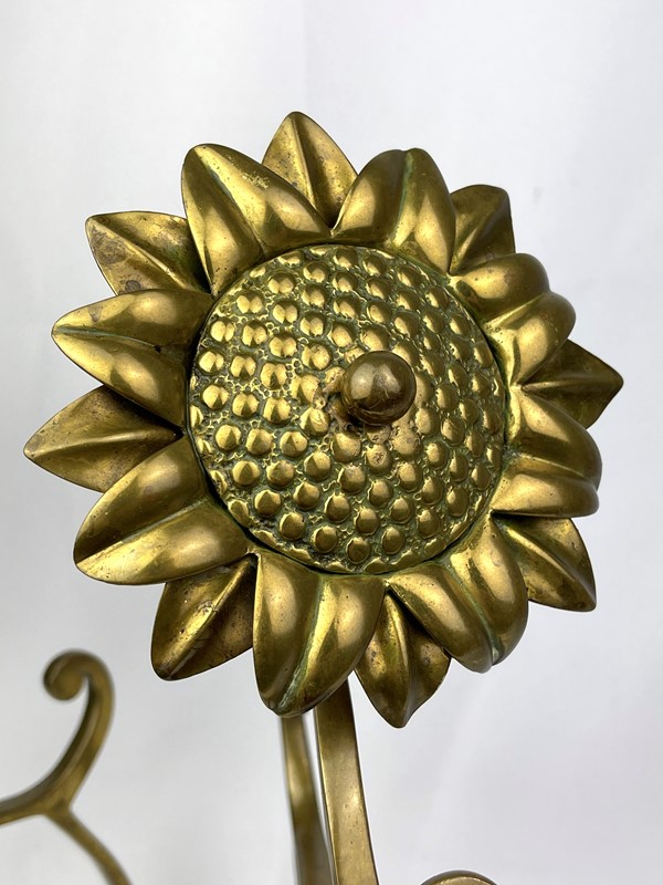 Arts and Crafts Period Sunflower Andirons-grumbla-lane-img-0500-main-637864146092260801.jpeg