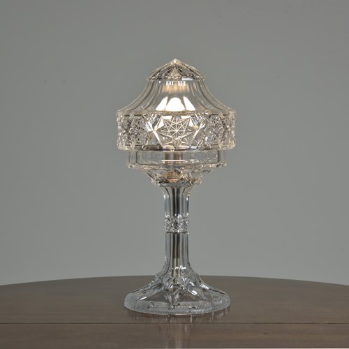 Cut Glass Table Lamp