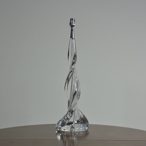 Sevres Spiral Glass Table Lamp 