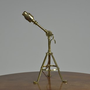 Gilt Tripod Pullman Lamp