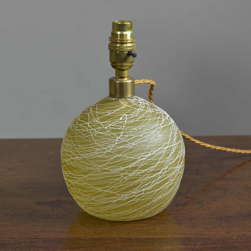 Amber Glass Cobweb Lamp & Pendant-haes-antiques-dsc-2598cr-main-638019704856924619.jpg
