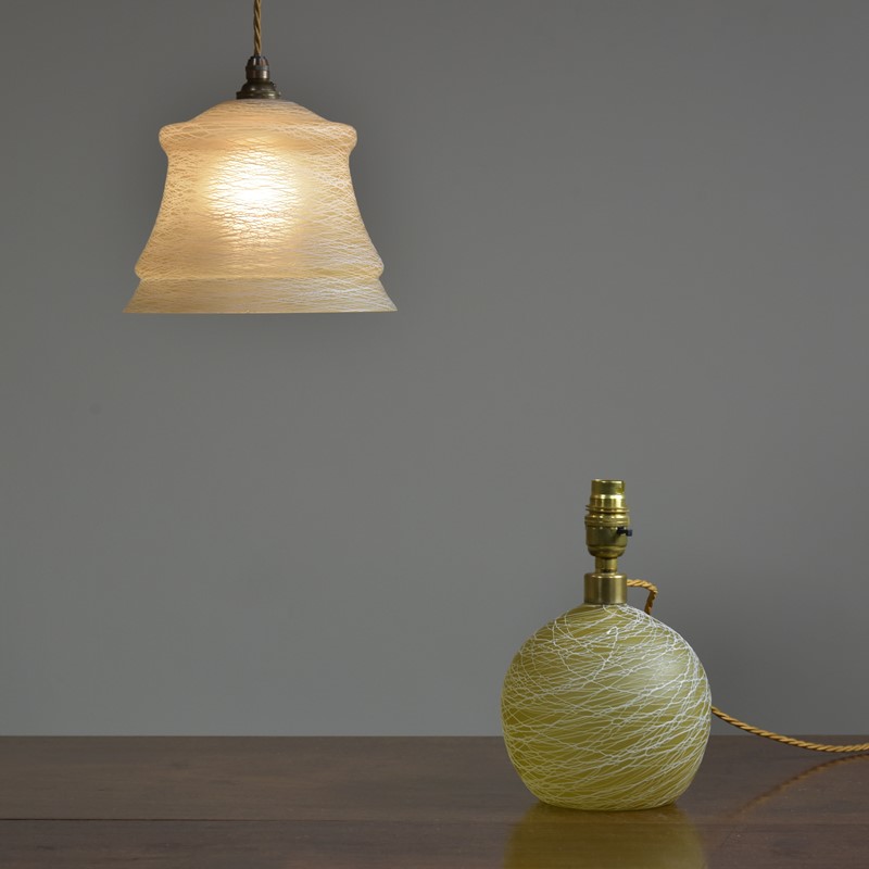 Amber Glass Cobweb Lamp & Pendant-haes-antiques-dsc-2606cr-main-638019705193216084.jpg