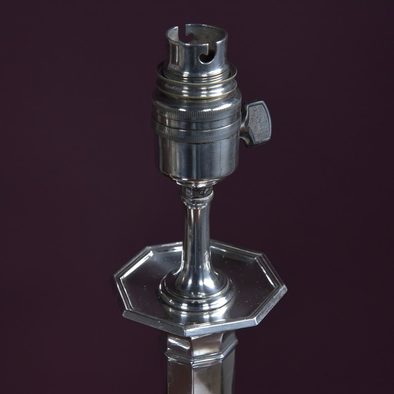 Pair 19Th Century Silver Plated Octagonal Lamps-haes-antiques-dsc-3990cr-main-638056939256259541.jpg