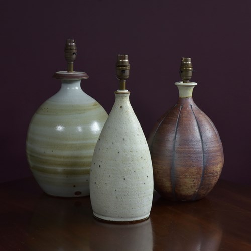Studio Pottery Lamps