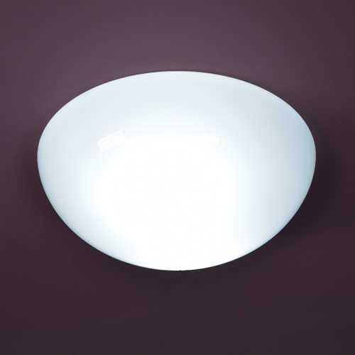 Domed Opaline  Surface Mount Lights - 14Inch