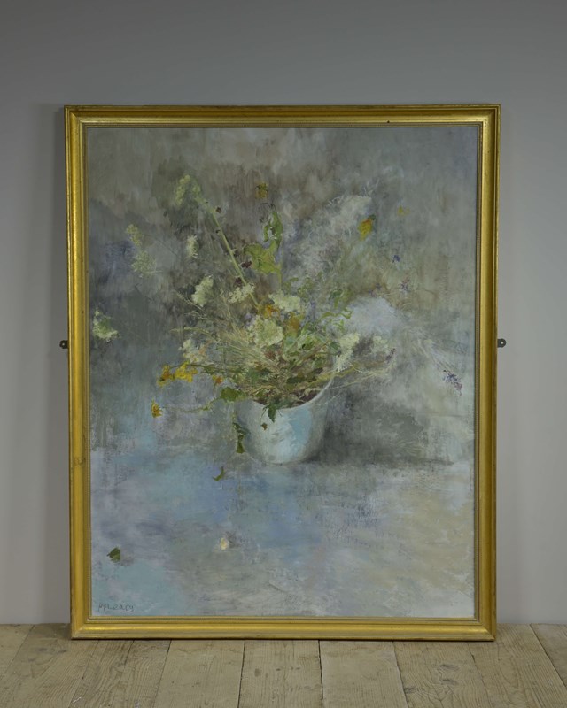 Large Wild Flower Oil Painting-haes-antiques-dsc-4437cr2-main-638068223771582779.jpg