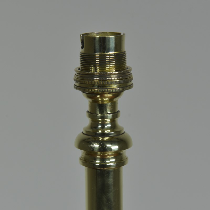 Antique Brass Table Lamp - GEC Knopped Stem-haes-antiques-dsc-5282cr-fm-main-637426196561044585.jpg