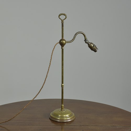 Faded Gilt Brass Students Lamp